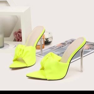 Ruched Design sandal mules